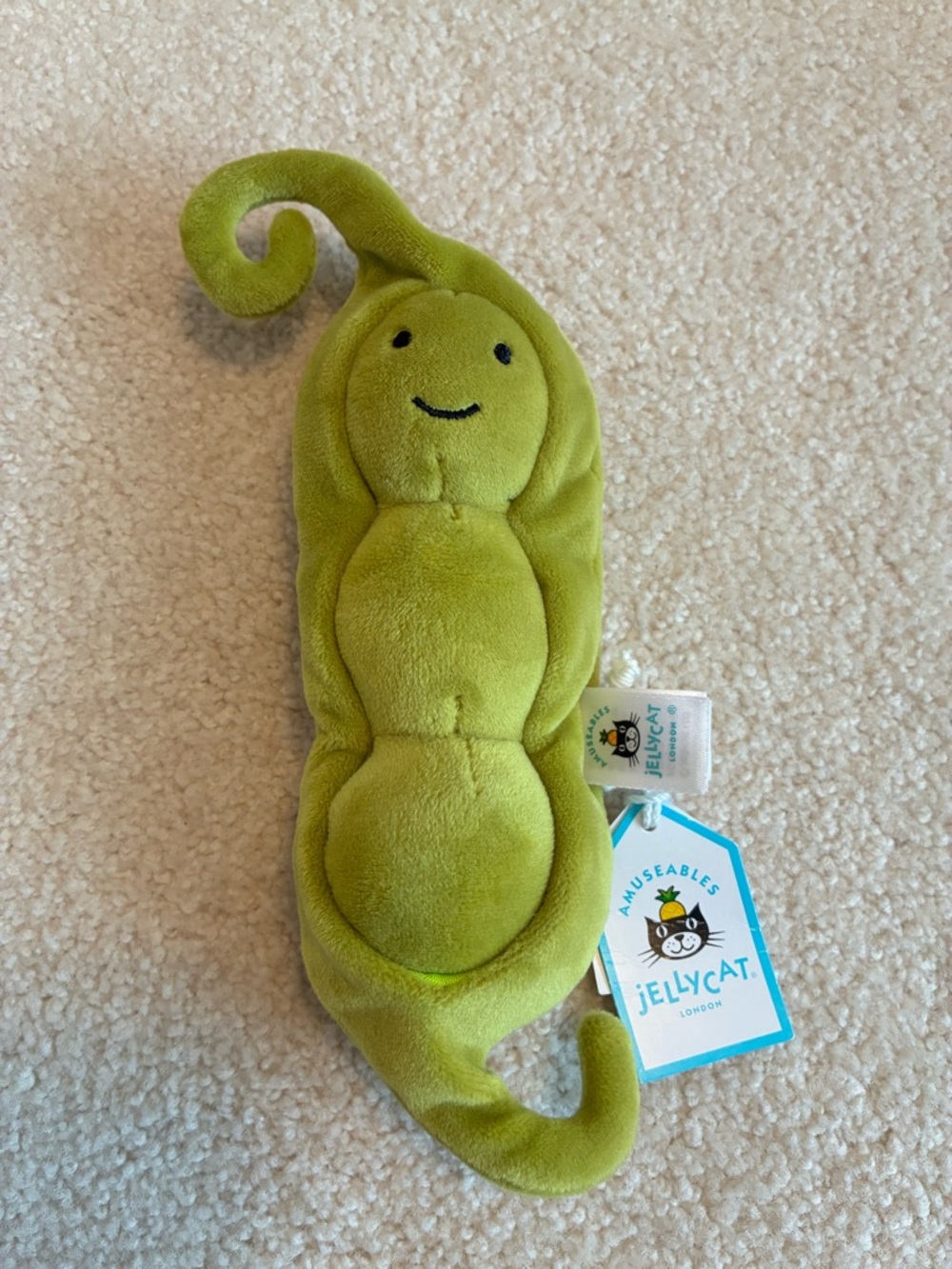 Jellycat Lime Green Peapod